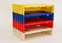 Modular shelving components
